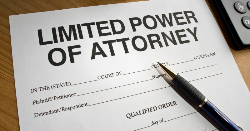FAQs: What Is A Limited Power of Attorney? | Mario Godoy | Lombard Estate Planning Lawyer