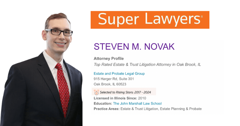 Steven M. Novak 2024 Illinois Rising Star by Super Lawyers