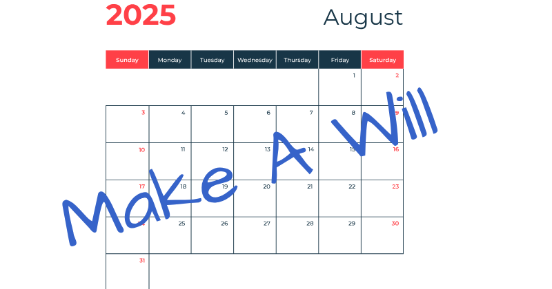 August is National Make-A-Will Month
